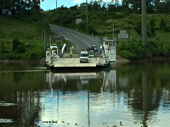 looking across from the Ipswich side of the river